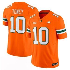 Mens Youths Available Choose Malachi Toney Orange Vapor Stitched Jersey